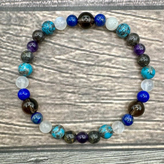 Headache Relief healing gemstone bracelet | crystals for headache bracelet | migraine bracelet | natural healing | natural headache remedies