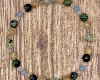 Gaia Gemstone Bracelet | healing gemstone bracelets | healing crystal bracelets | goddess bracelet | Mother Earth bracelet | Gaia jewelry