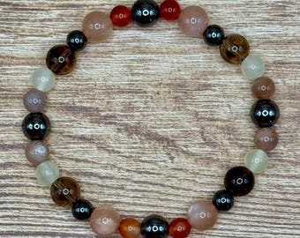 PCOS Support bracelet, poly cystic ovarian syndrome, natural cramp relief, naturally balance hormones, crystals for PCOS, crystals for PMS