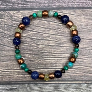 Diabetic Support bracelet 7.5in stretch bracelet | diabetes support | crystals for diabetes | type II diabetes | type I diabetes | diabetic