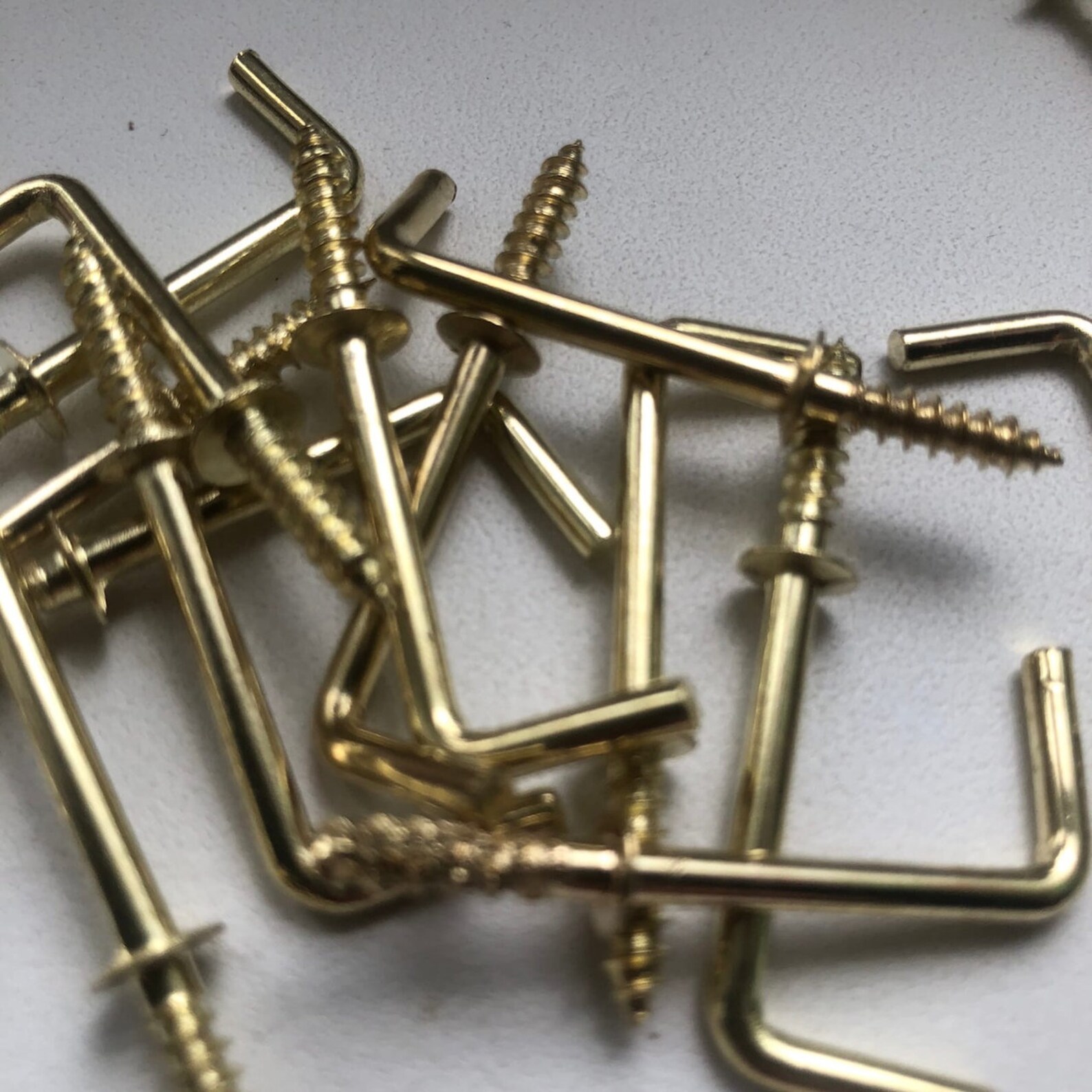 Small gold screw in jewelry hooks 4 / 1.5cm Etsy