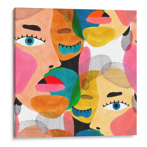 Square Canvas Art Etsy