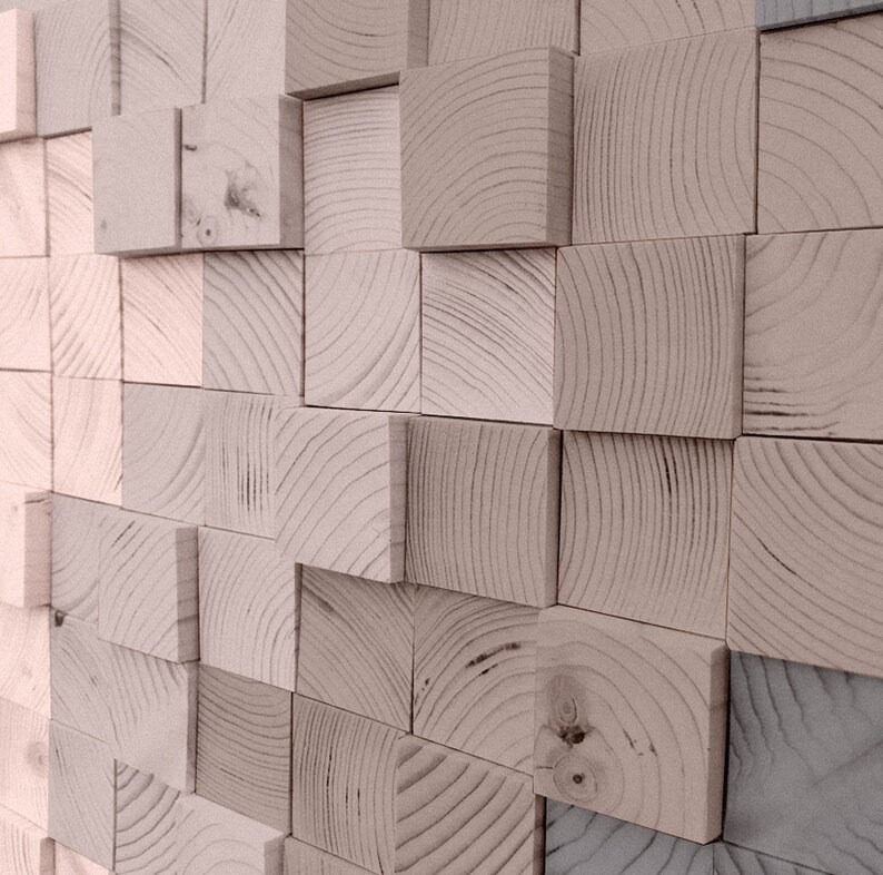 Dusty pink wood wall art 2020 trend colors wood wall Etsy