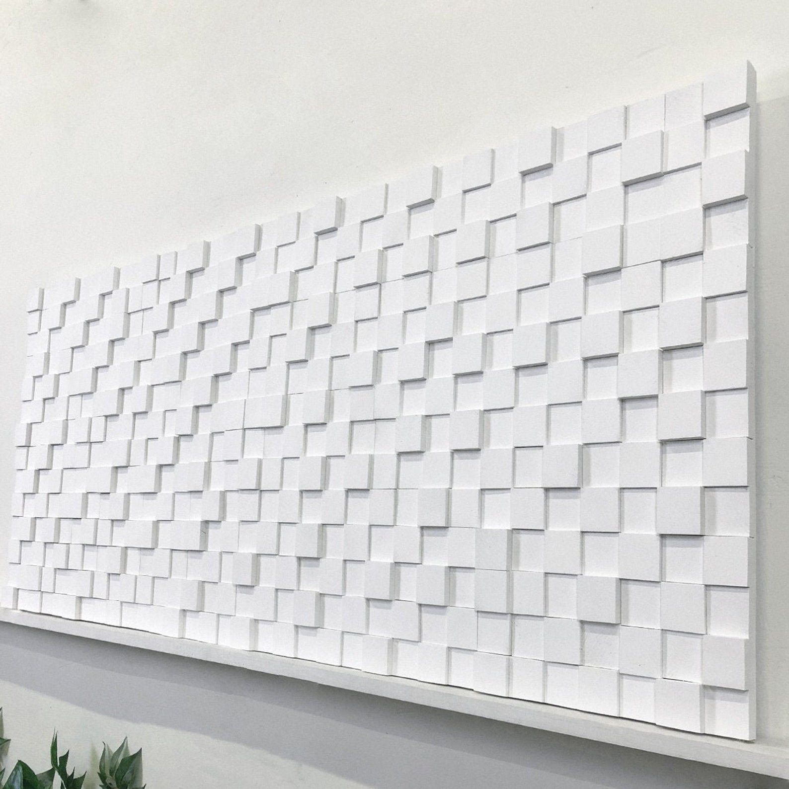 Pure White Wood Wall Art Wood Art Wall Art Wood Wall Etsy