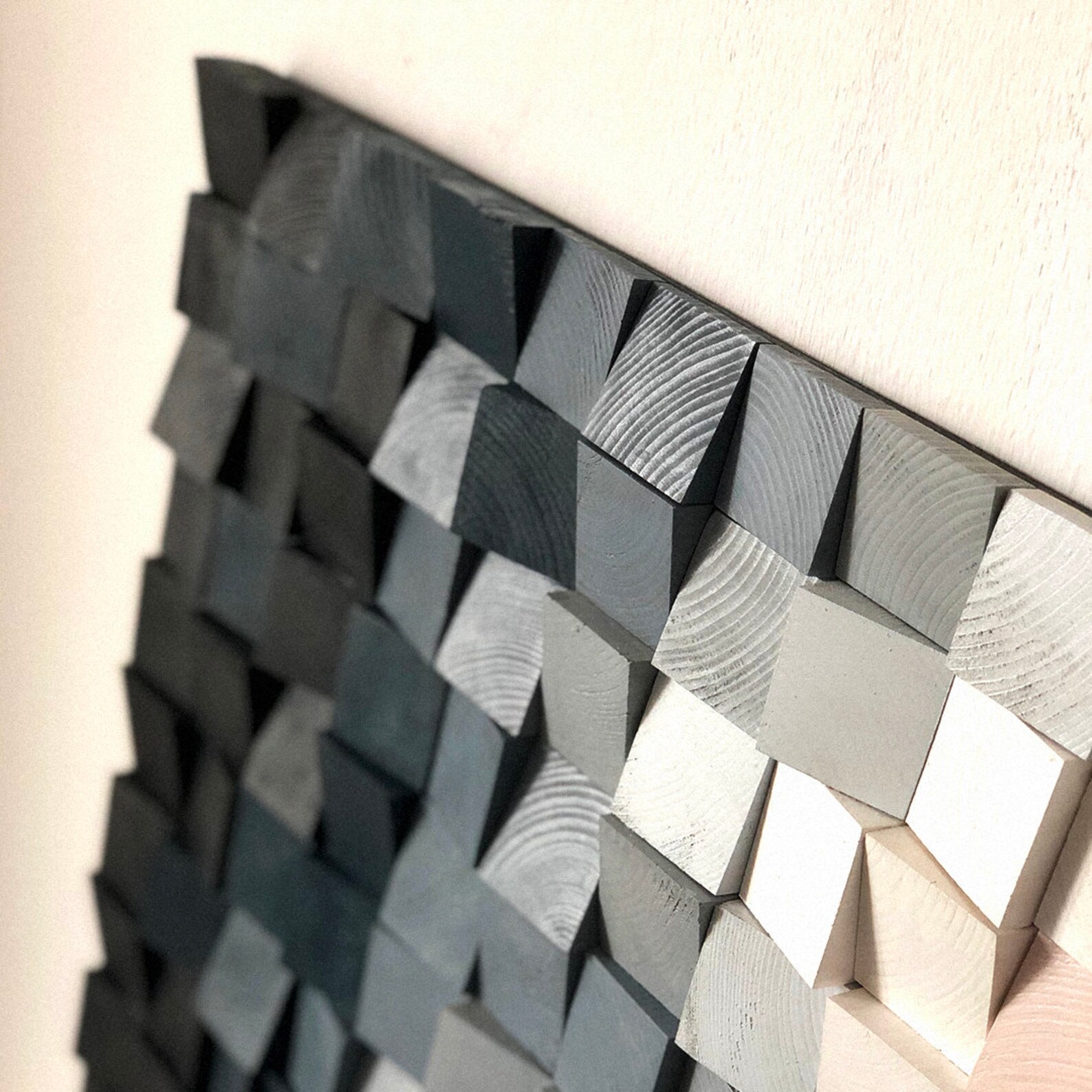 Gray Tone Wood Wall Art Wall Art Wood Wall Decor Large Etsy