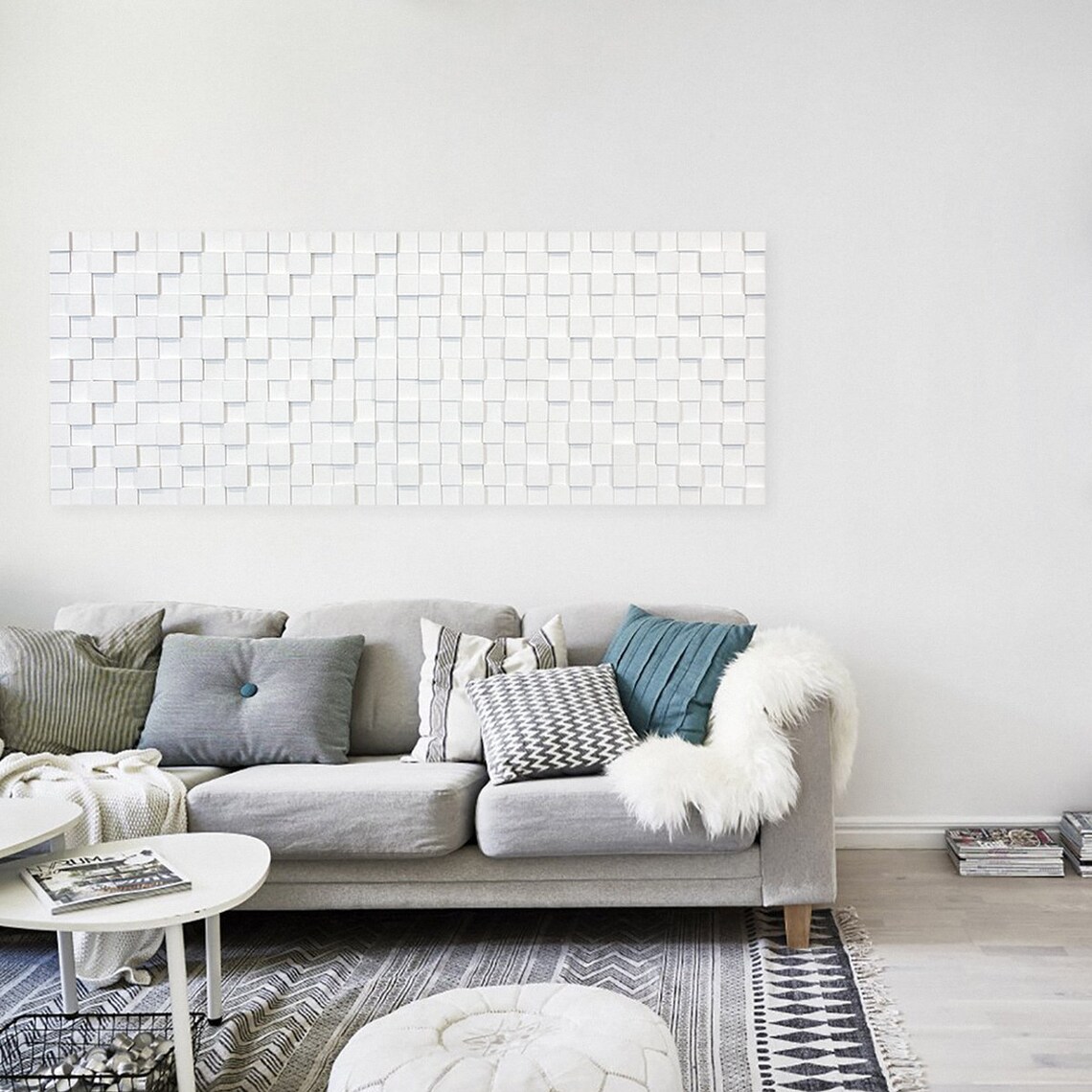 Pure White Wood Wall Art Wood Art Wall Art Wood Wall Etsy