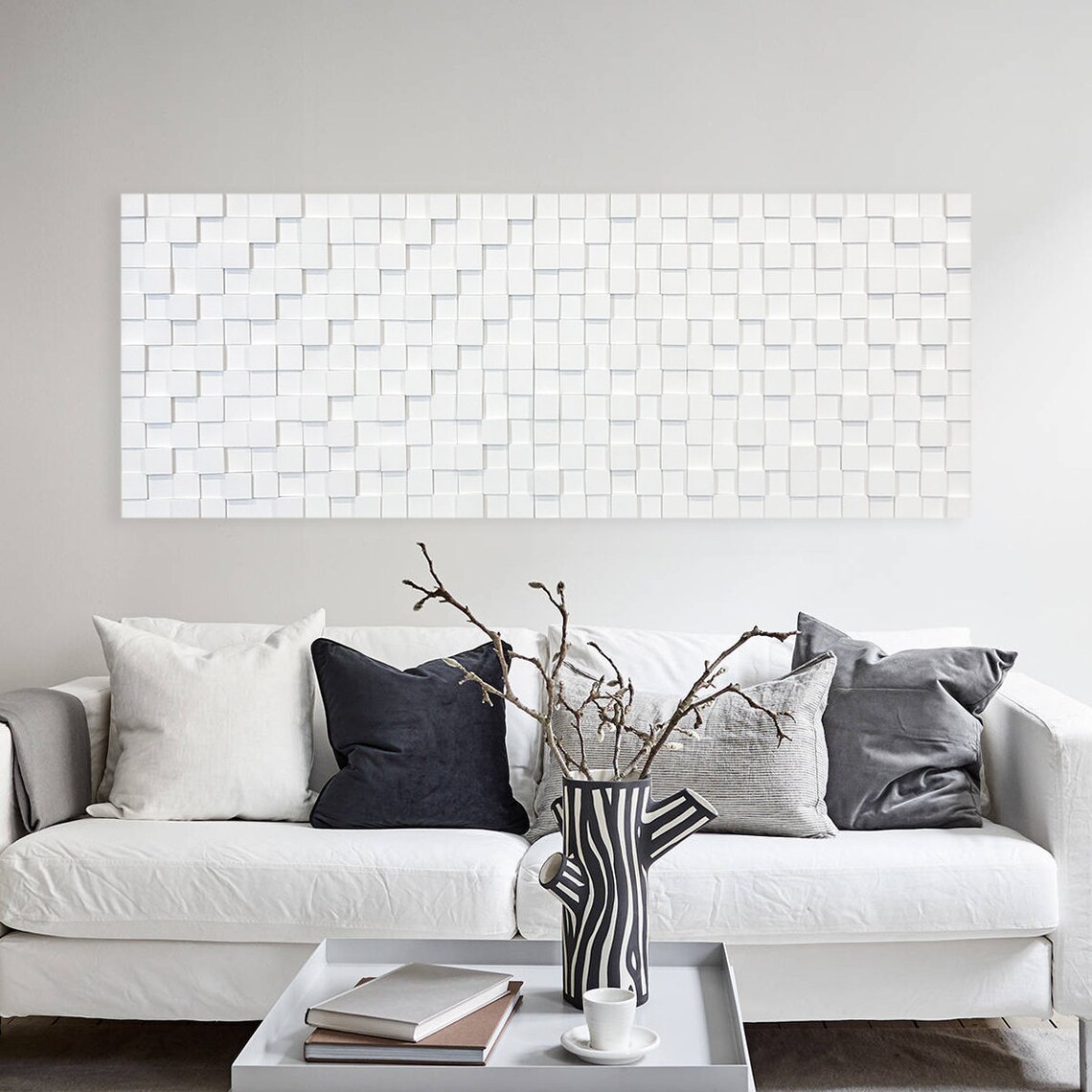 Pure White Wood Wall Art Wood Art Wall Art Wood Wall  Etsy