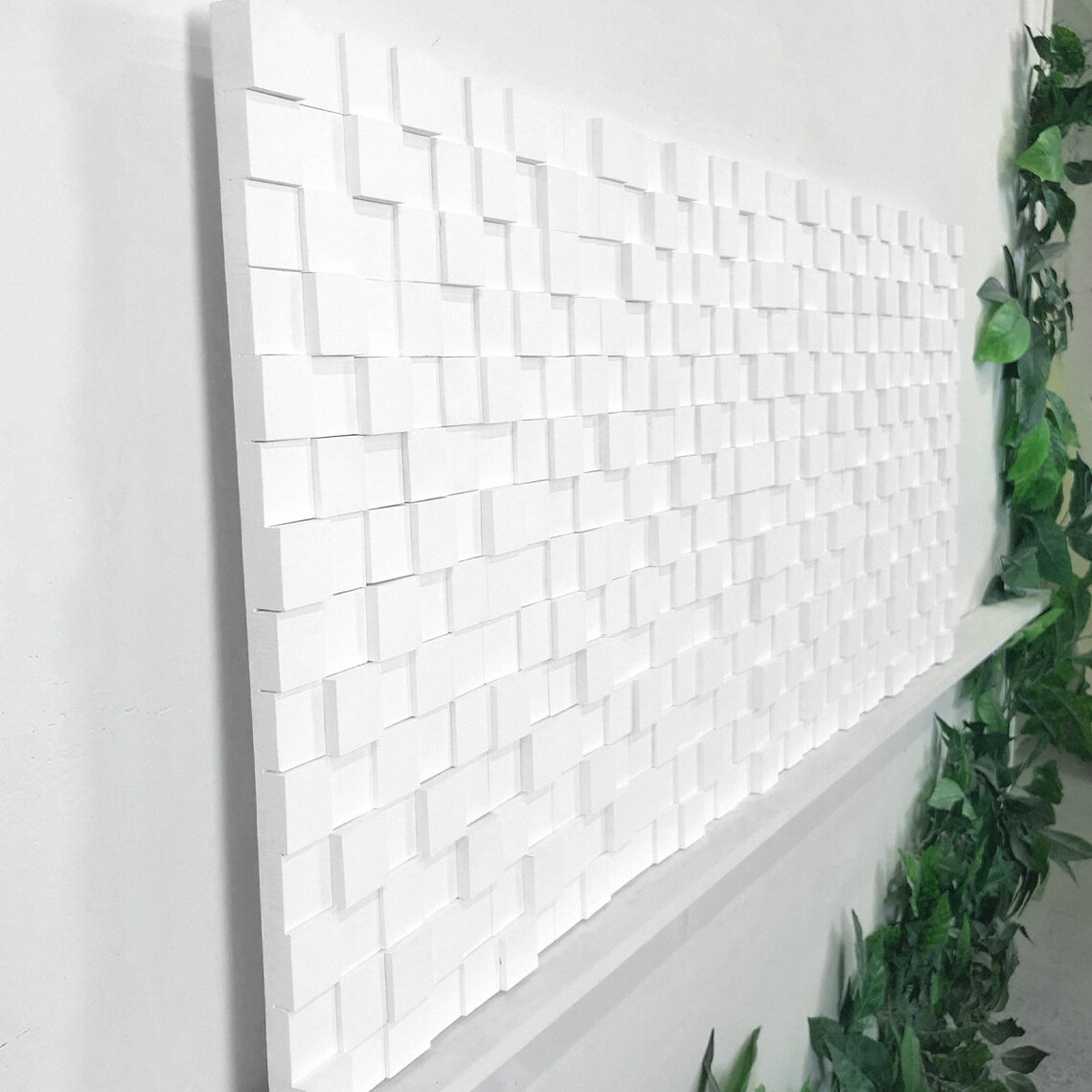 Pure White Wood Wall Art Wood Art Wall Art Wood Wall Etsy