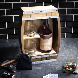 rustic Wine-whiskey rack -Pinewood Barrel Wooden Display- whiskey rack- wine glass rack&quot;-wine bottle cover wine storage&quot;