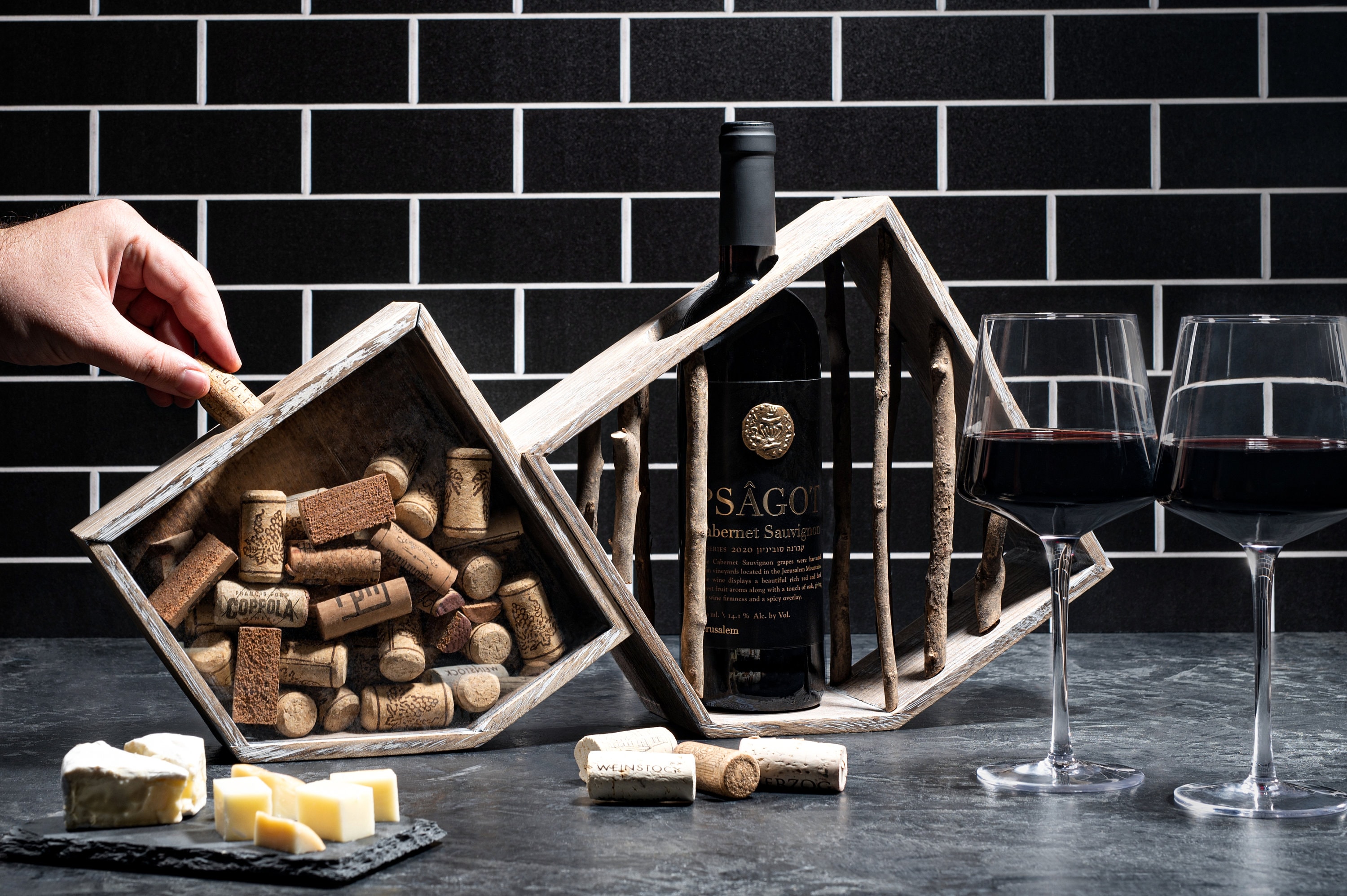 Wholesale XL Champagne Cork Stool & Side Table - Wine-n-Gear