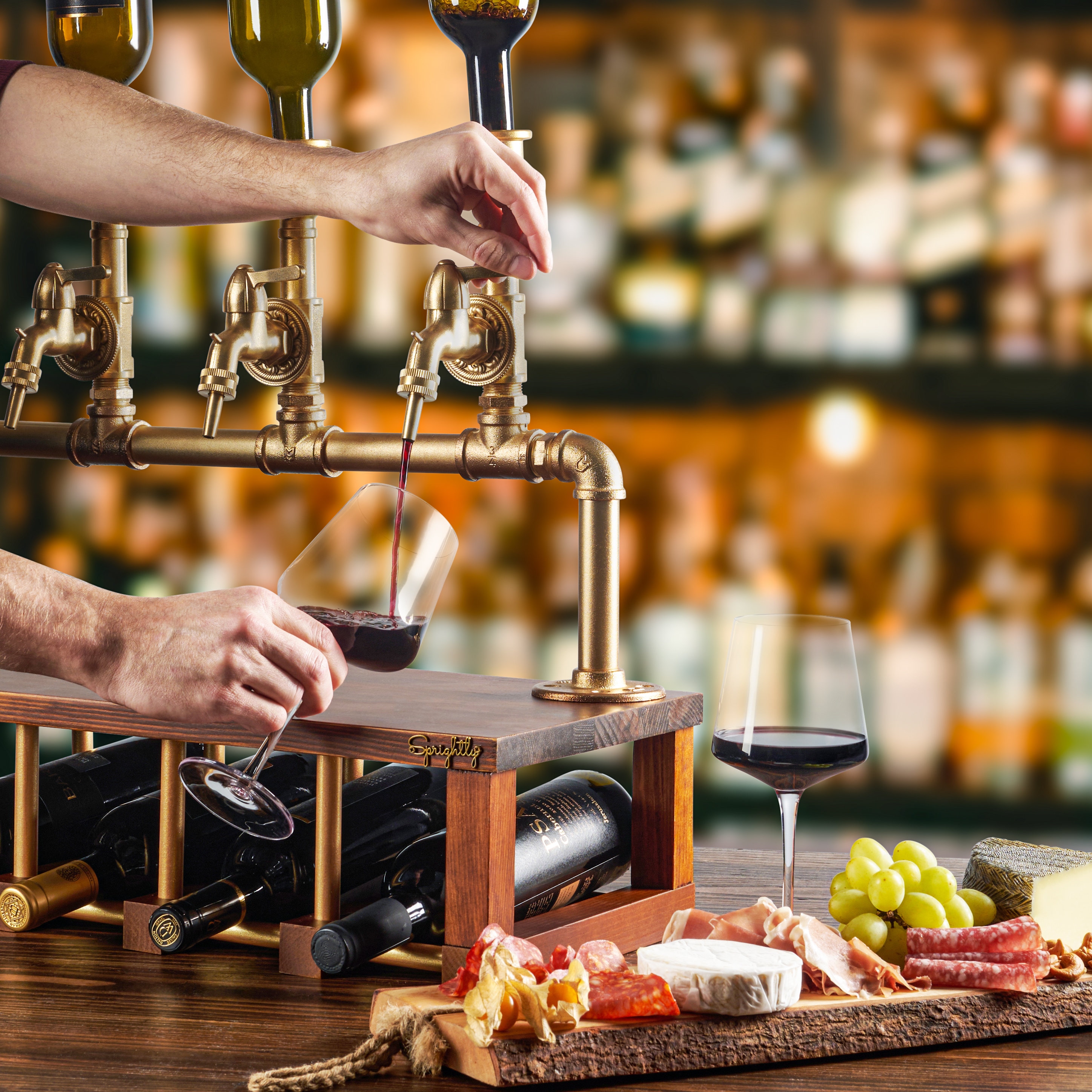 Distributore Professionale Per Whisky E Liquori – Dosatore Ottico A Muro Per Bar, 25/35/45 Ml, In ABS E Alluminio, Antigoccia - 3