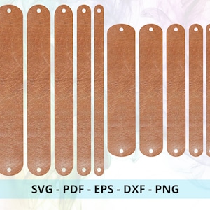 Cuff Bracelet SVG | Faux Leather Bracelet Templates | Glowforge Cut File | Laser SVG Cut File | File For Cricut & Silhouette | Digital File