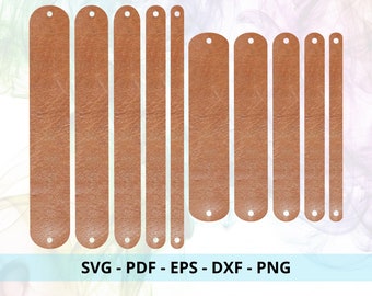 Cuff Bracelet SVG | Faux Leather Bracelet Templates | Glowforge Cut File | Laser SVG Cut File | File For Cricut & Silhouette | Digital File