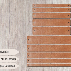 Cuff Bracelet SVG | Faux Leather Bracelet Templates | Glowforge Cut File | Laser SVG Cut File | File For Cricut & Silhouette | Digital File