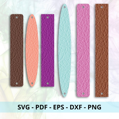 Leather Cuff Bracelet Template SVG Laser Cut File Vector Etsy