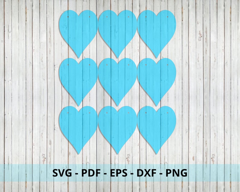 Download Heart Earring Card SVG Cut File Earring Card Template For ...