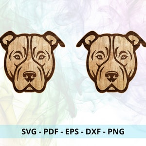 Pitbull Stud Earring SVG Cut File /Pitbull Earring Studs SVG / Glowforge Cut File / Cricut File / Cameo File / Digital SVG / Laser Cut File