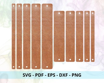 Cuff Bracelet SVG | Faux Leather Bracelet Templates | Glowforge Cut File | Laser SVG Cut File | File For Cricut & Silhouette | Digital File