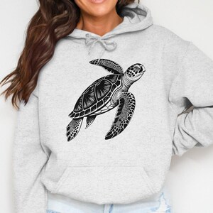 Detailed Sea Turtle Illustration SVG Design Element