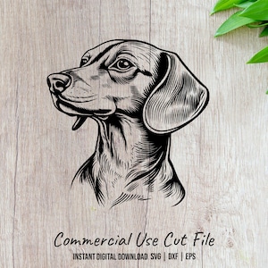 Dachshund Dog SVG, Dachshund Clipart, Dachshund Vector, Dachshund Cut File, Dachshund Silhouette, Dachshund Art, diy Dog Projects