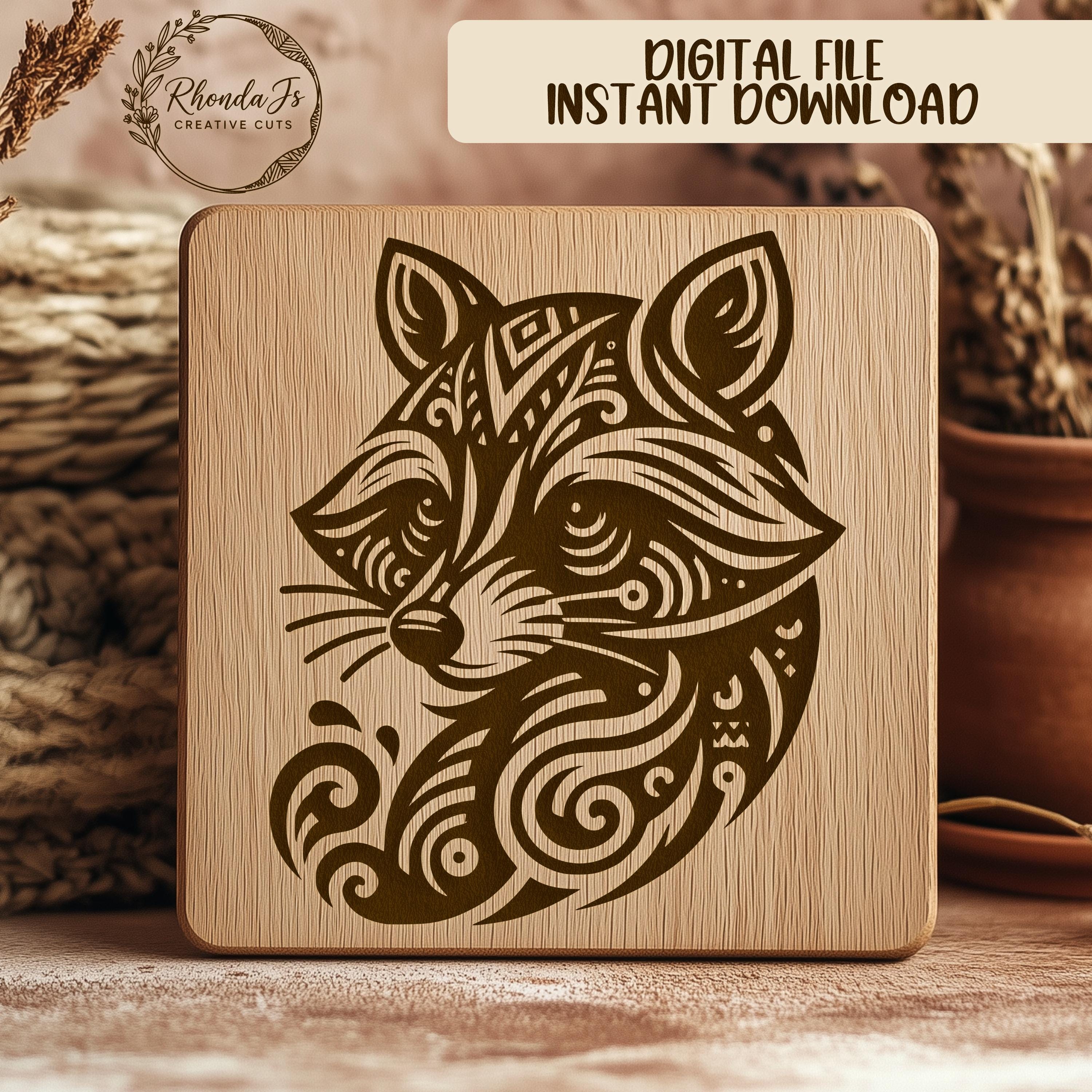 Rascal Svg Raccoon SVG Laser Engraving File, Detailed Animal Design, Cute Engrave ...
