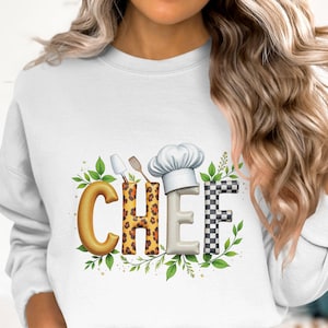 Chef Themed Art for Culinary Enthusiasts 300DPI Tansparent PNG Sublimation Design