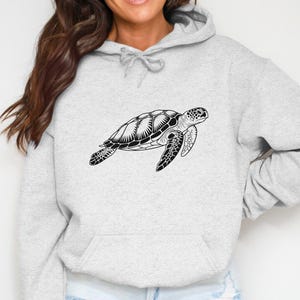 Detailed Sea Turtle Illustration SVG Design Element