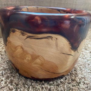 Dark Salmon Hybrid Juniper Bowl