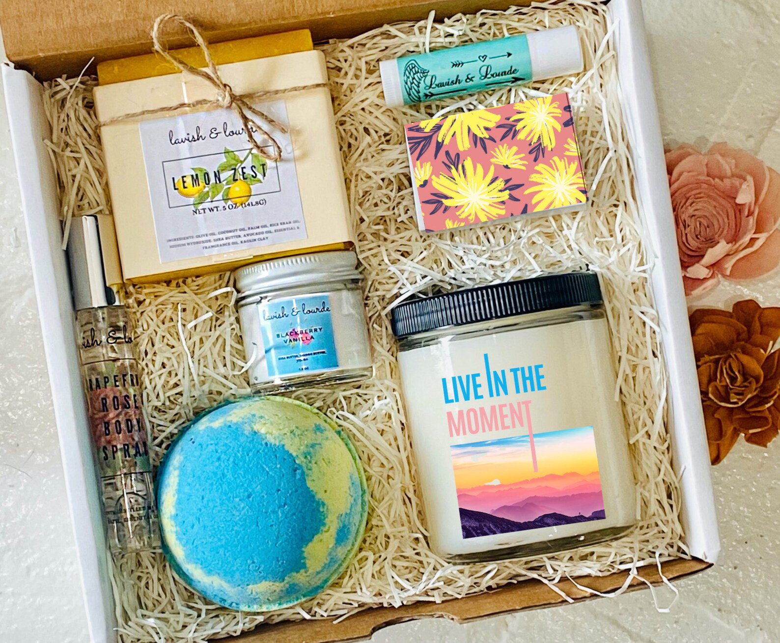 Encouragement Gift Box Happiness Gift Basket SelfCare Etsy