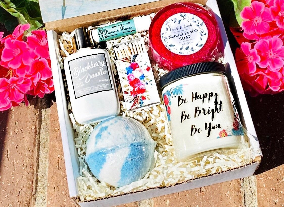 Encouragement Gift Box Happiness Gift Basket SelfCare Etsy