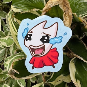 Silksong Hornet Crying Meme Waterproof Vinyl Sticker