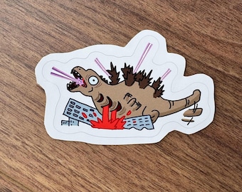 Shin Zilla Kamata-kun Kaiju Waterproof Vinyl Sticker