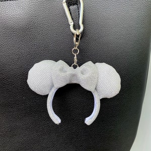 Silver Ear Keychain