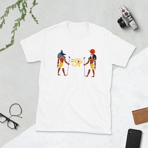egypt shirt, ancient egypt, eye of horus shirt, sun god shirt, Short-Sleeve Unisex T-Shirt
