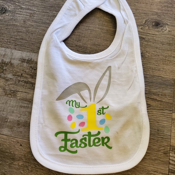 My 1st Easter, baby bib, My first Easter