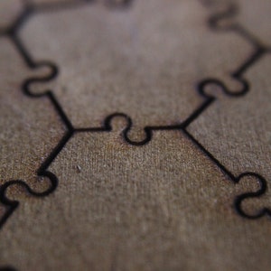 Unique Jigsaw Puzzle Template Circles SVG, AI File