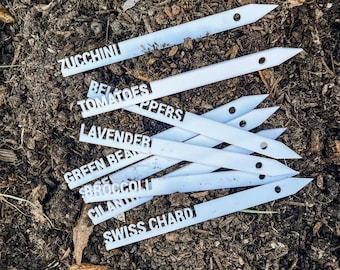 3D printed Vegetable Herb Plant Stakes, Garden Markers, Vegetable Markers Herb Markers Plant Tags, gardening gifts, garden decorations
