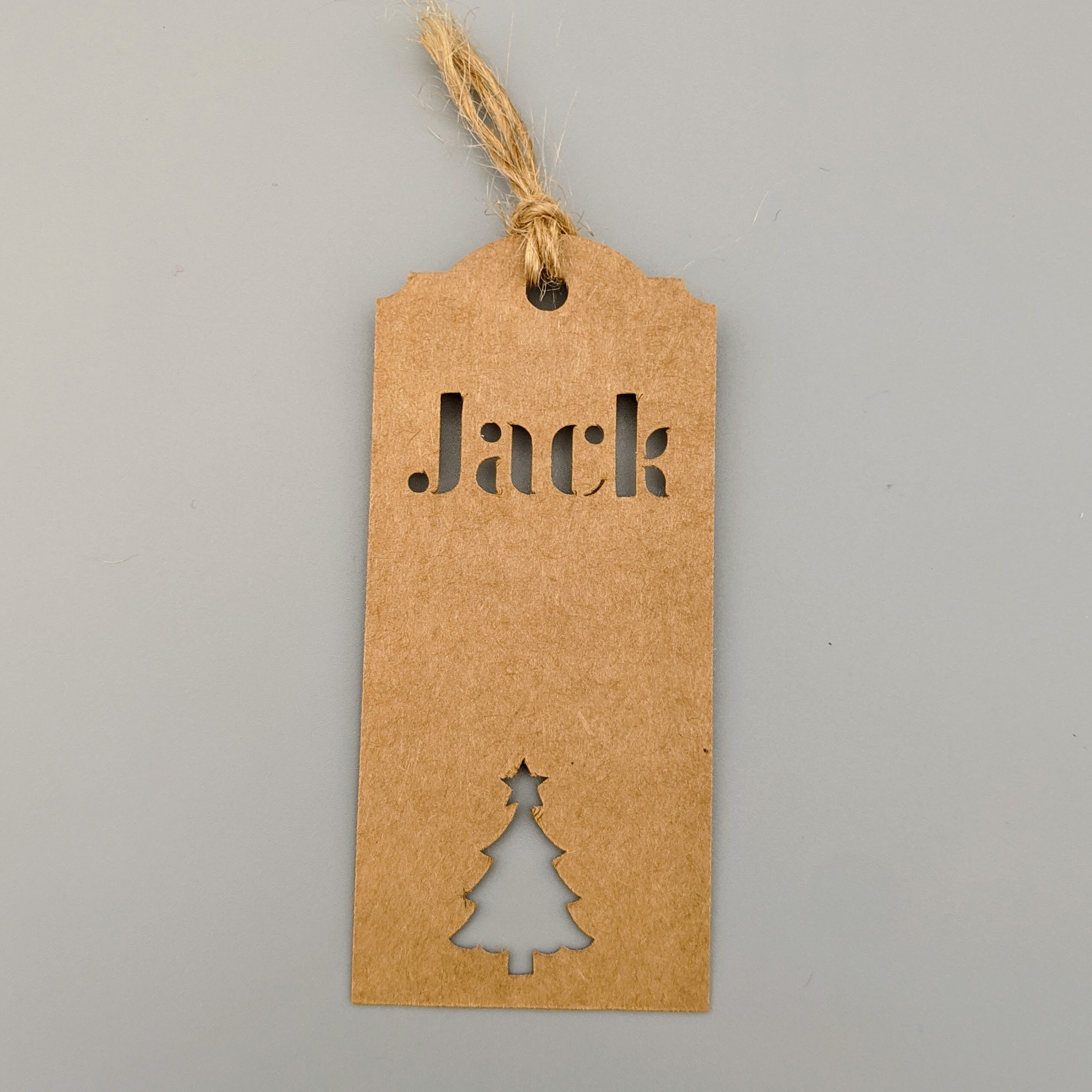 Personalised Christmas Tree Gift Tags Pack of 4 Christmas Etsy