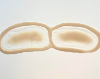 Silicone Eyebrow Covers, prosthetic brow covers, cosplay, LARP