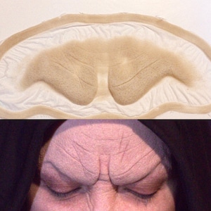 Buffy Vampire Demon Angry brow forehead Prosthetic, SFX Makeup, silicone appliance, halloween, special effects, cosplay, LARP