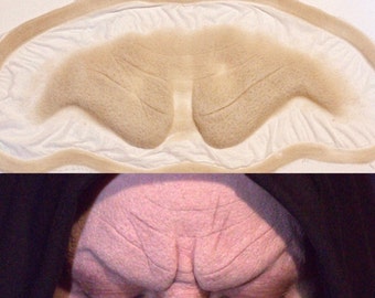 Buffy Vampire Demon Angry brow forehead Prosthetic, SFX Makeup, silicone appliance, halloween, special effects, cosplay, LARP