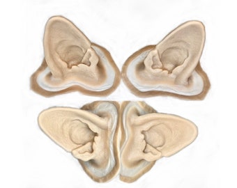 Cat Ears Flatpiece Silicone Prosthetics, Encapsulated Silicone Appliance