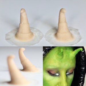 Alien Antennen Mantis Prothetik, SFX Make Up Silikon Applikation