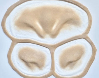 Alien Forehead and Cheekbones Silicone Prosthetics Set