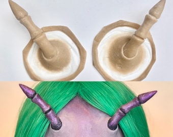 Alien Antenna Silicone Prosthetic, Encapsulated silicone appliance