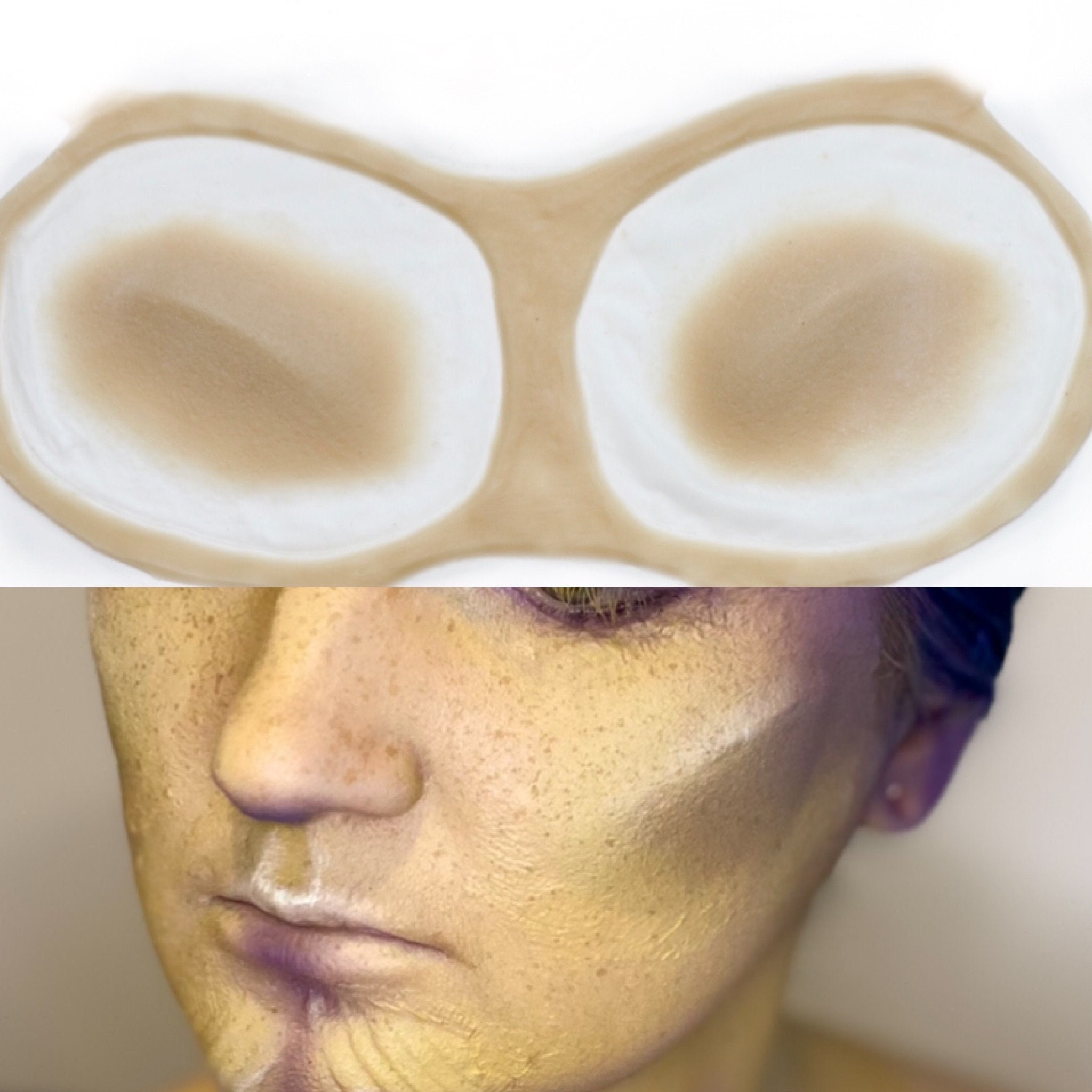 Alien Raised Cheekbones Silicone Prosthetic - Etsy