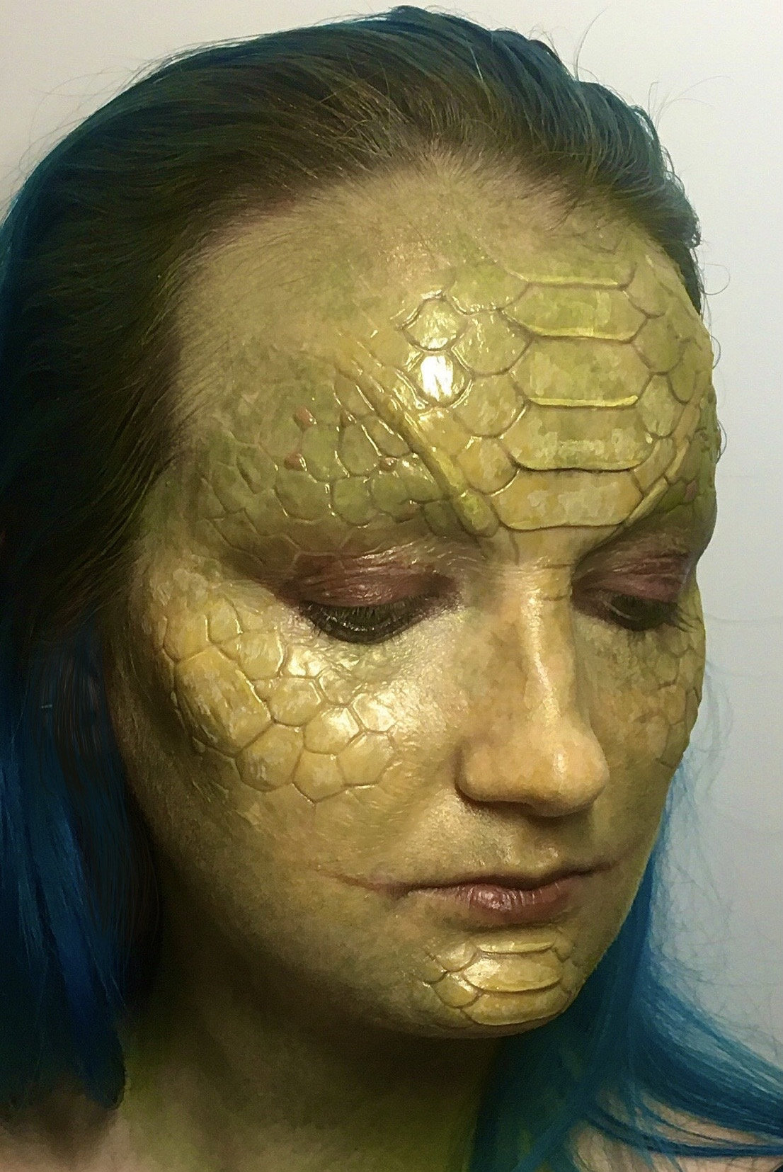 Snake Scales/reptile Forehead Cheeks and Chin Prosthetic SFX - Etsy UK