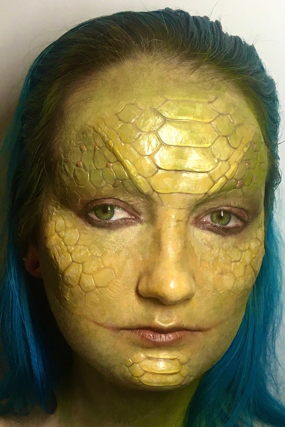 Snake Cheekbones Prosthetic, SFX Makeup, Silicone Appliance, Halloween ...