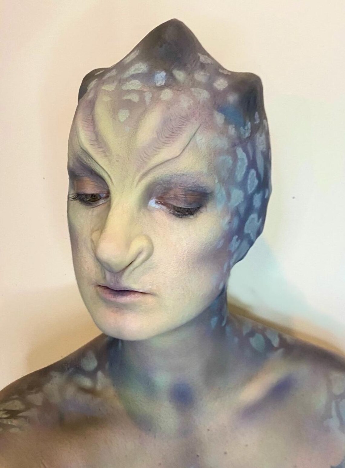 Alien Sci-fi Prosthetic, Encapsulated Silicone Prostehtic - Etsy