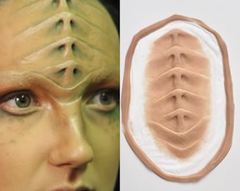 Alien Prosthetic, SFX Makeup, silicone appliance, halloween, special effects, cosplay, LARP